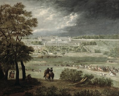 Kasteel van St. Germain-en-Laye in 1655 door Adam Frans van der Meulen